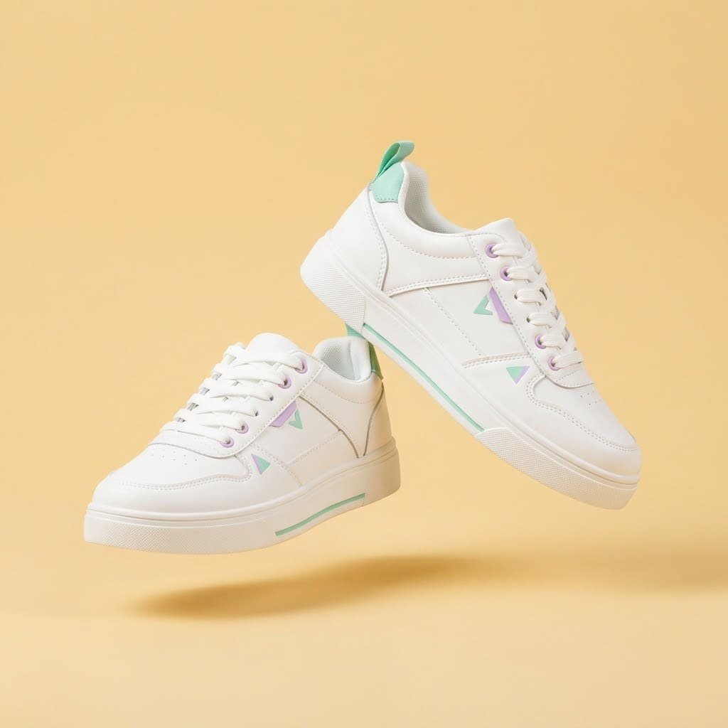 Tenis blancos urbanos